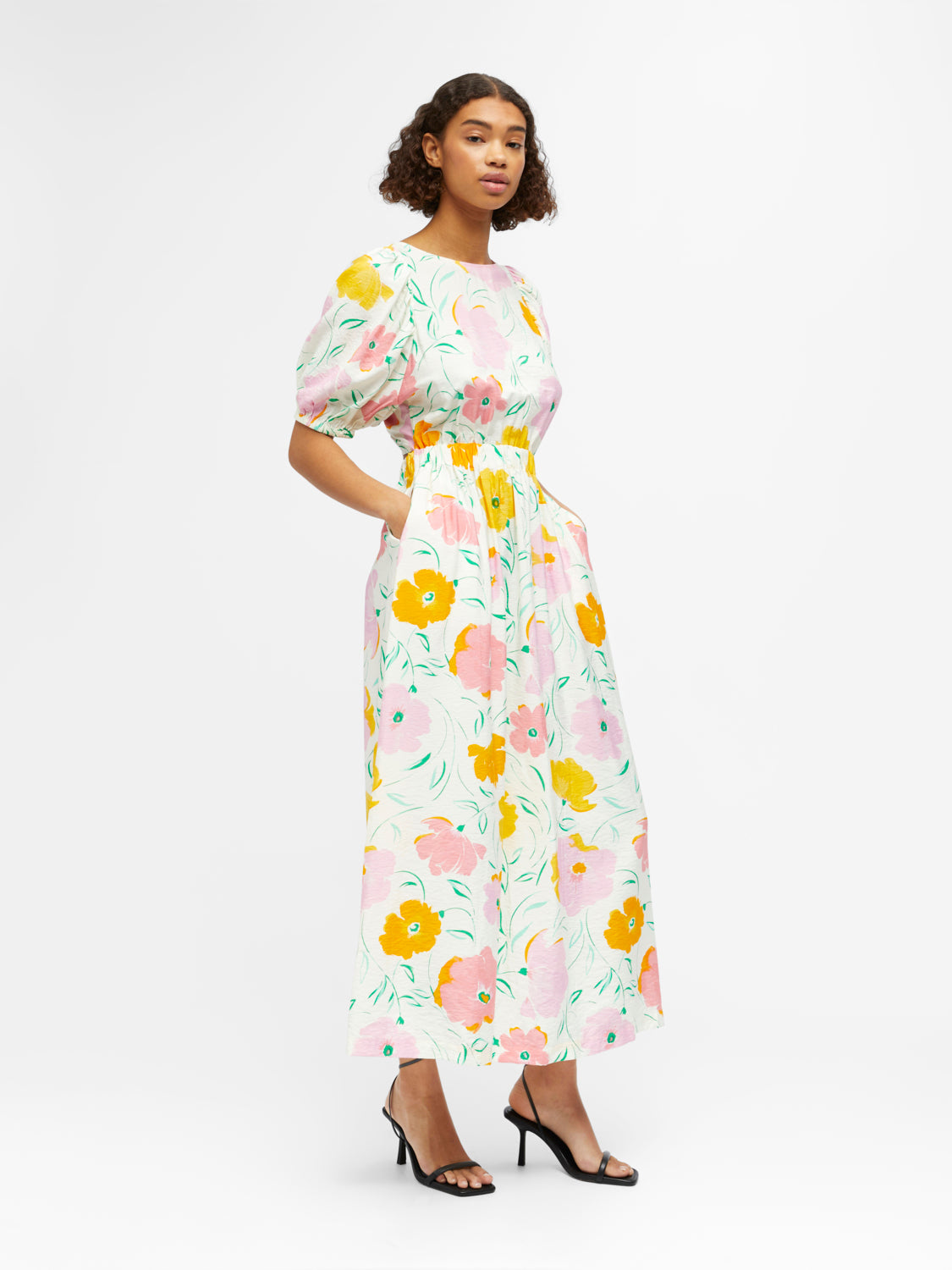 OBJHASINI Dress - Cloud Dancer